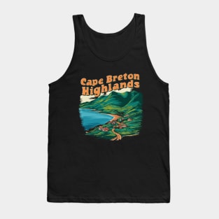 Cape Breton Highlands. Canadian Island Tank Top